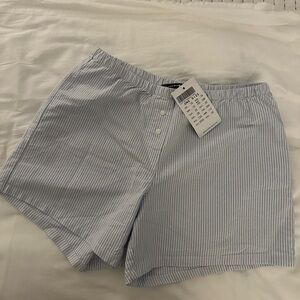 Brandy Melville Kiera Long Striped Boxer Shorts